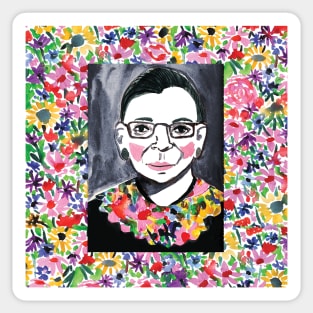 Ruth Bader Ginsberg Portrait Sticker